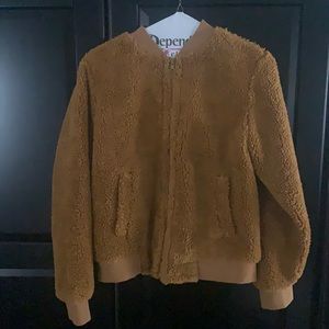 J Crew Sherpa Bomber Jacket